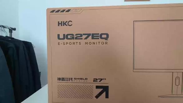 HKC UG27EQ开箱记录,简单体验分享!#HKC #HKC显示器 #电竞显示器 #显示器国补 #显示器推荐