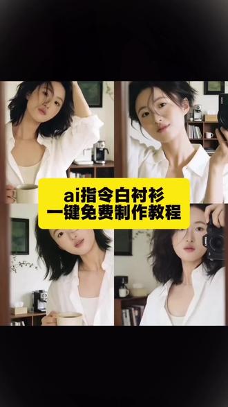 ai口令白衬衫 ai口令白衬衫拿相机 ai口令氛围感 豆包生成慵懒风照片指令 ai指令手拿相机 ai指令手拿咖啡 ai口令白衬衫氛围感 ai指令手拿相机短发 #剪映# #ai口令白衬衫 #白衬衫 #ai指令手拿相机