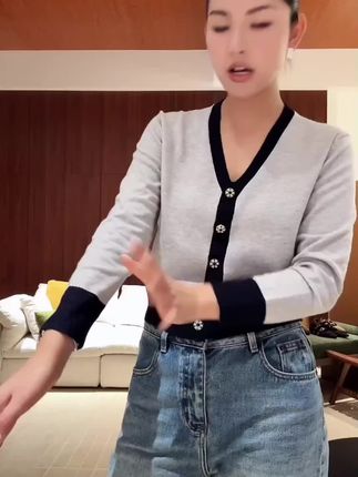 木岸MUAN:《VOGUE两件套》定制宽松针织衫打底上衣百搭#时髦穿搭 #高级穿搭 #上衣穿搭 #完美搭配 #时尚达人
