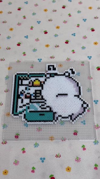 今天拼的这个图可大了呢!感兴趣的话,也来艺玩一舍一起玩吧!~#拼豆 #拼豆豆 #拼豆图纸 #拼豆教程 #拼豆豆手工