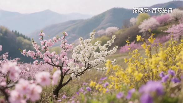 花朝节|百花生日,愿你被春天温柔以待
花朝节,百花生日。
紫苏姑娘采来十二种春花,白芷先生细说花朝旧俗案头清供,粉紫淡妆,春意满室。
今日,百花生日
愿你也是其中一朵,被春天温柔以待
#榆阳花朝#晒出你身边的花,为花庆生#榆阳本草院 #非遗新传承 @万茜 @刘妍(大陕北) @杨幂 @杨超越
