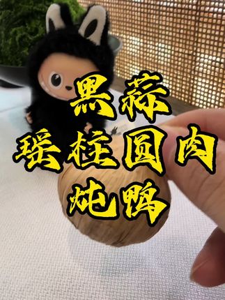 讨厌黑蒜的朋友不妨试试黑蒜炖汤太好喝了! #懒人汤水教煮 #黑蒜炖汤 #适合秋天喝的汤 #强烈推荐