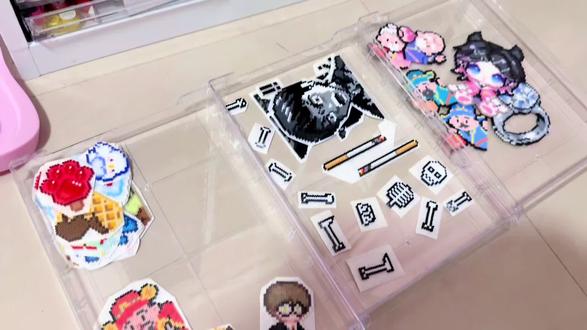 拼豆玩了几天图纸也可以自己搞定啦!
#不愧是我 #拼豆 #拼豆图纸 #拼豆日常