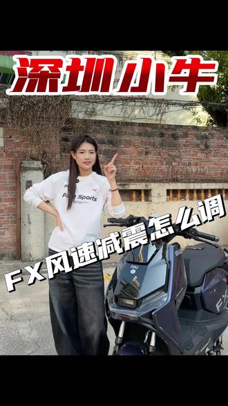 FX风速减震怎么调?不会的赶紧看过来!#小牛FX风速 #高端智能就选小牛 #小牛电动