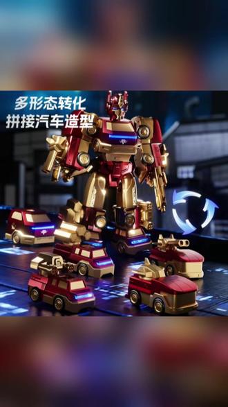 #好物分享 儿童磁力玩具礼物磁吸男孩积木拼装工程车变形益智机器人圣诞礼物#儿童磁力积木 #拼装工程车变形#男孩玩具礼物 #超便宜超划算