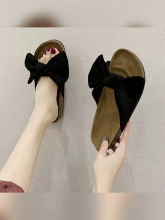大码女鞋41-43拖鞋女夏胖脚宽肥外穿防滑40孕妇平底凉拖42胖妹妹