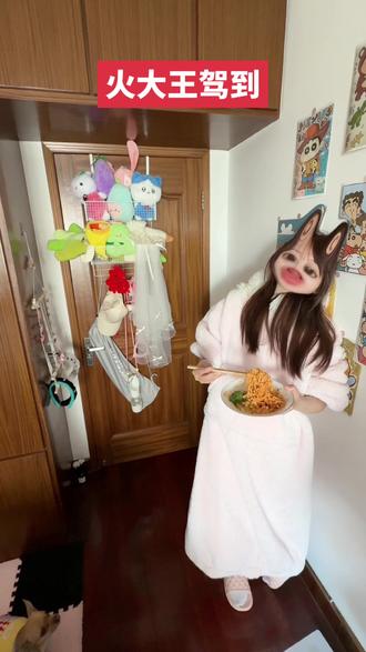 火鸡面真带派#火鸡面#生菜 #鸡蛋 #沉浸式 #2倍速播放