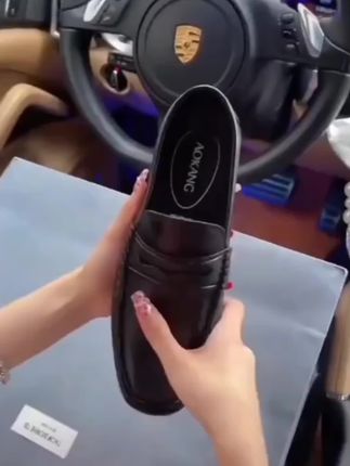 老人头正品健康鞋,男商务休闲高端软底乐福鞋。#好鞋推荐 #穿出你的时尚你的感觉