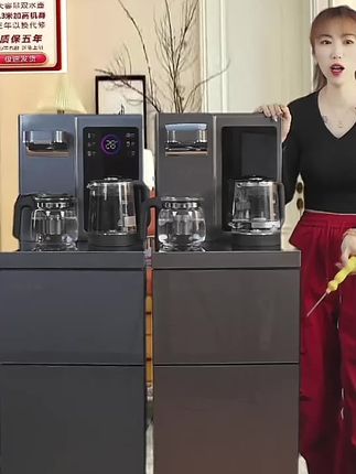先科底部进水茶吧机 2025新款防干烧语音触屏多功能下置式饮水机#智能茶吧机 #饮水机