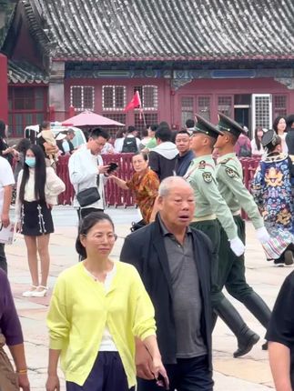 天安门广场国旗护卫队#国旗护卫队 #威武霸气 #英姿飒爽 #最帅天团