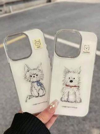 #创作灵感 炸毛情侣猫狗手机壳也太阔爱了叭!是时候安排一下了#情侣手机壳 #情侣 #情侣日常 #闺蜜同款手机壳