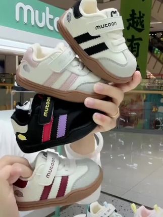 牧童2025秋季防滑学步鞋透气皮面德训鞋防滑机能鞋新品宝宝鞋子#好鞋推荐 #童鞋#机能鞋#学步鞋#舒适透气