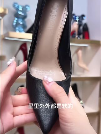 气质高跟鞋2025年新款细跟浅口尖头性感时尚职业穿搭百搭女单鞋#穿出高级感 #爱了爱了 #美鞋穿搭 #女神必备 #精致女人必备