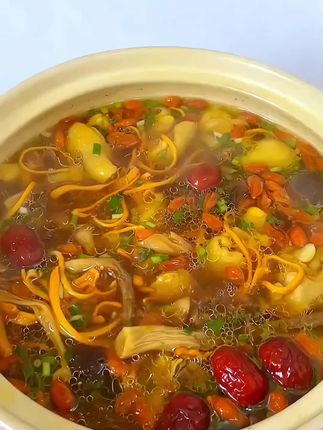 #创作灵感 吉美味【1包50g】云南七彩菌汤包羊肚菌鹿茸菇虫草花菌菇汤包炖鸡鸭都很鲜香 老人小孩都爱喝 #菌汤包 #鲜香味美 #抖音健康使用计划#七彩菌汤包