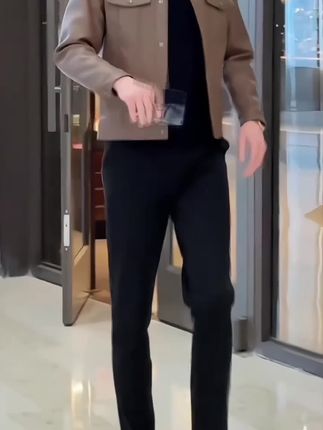#男士休闲裤 #男士小脚裤 #男生穿搭 #商务休闲裤男 #显瘦穿搭