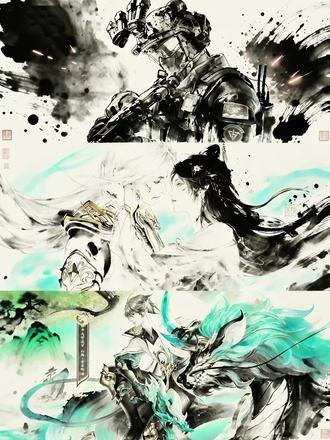 世界上有三个我,制作教程来了。指令我放评论区了#世界上有三个我 #这个世界有三个我 #这个世界有三个我制作教程 #剪映图片设计 #水墨画