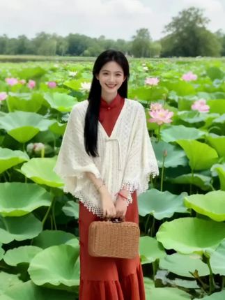 🌸2025冬俏娘鱼国风斗篷披肩!珊瑚绒内衬轻暖如暖云环绕,国风蝙蝠袖设计藏肉显瘦,苏绣盘扣点缀温婉气质。中长款全尺码适配,聚会配旗袍秒变民国名媛,旅行搭大衣慵懒高级。双线车缝+12道质检零瑕疵,百元价位千元质感。点击下单赠运费险,库存告急手慢无!#民国风披肩 #国风穿搭 #保暖显瘦