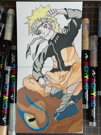 画一个鸣人。我不了解他,因为都在看火影和海贼王的时候我在看犬夜叉🤣🤣🤣但是我知道佐助很帅,鸣人有影分身术😁
#真实生活分享计划 #跟着抖音学画画 #画画练习打卡 #画渣进步史 #丙烯马克笔