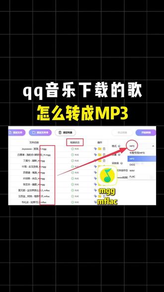 QQ音乐下载的歌曲怎么转换成MP3
#QQ音乐格式转换 #音乐格式转换器 #mgg转换mp3 #sunwoo音频 #格式转换
