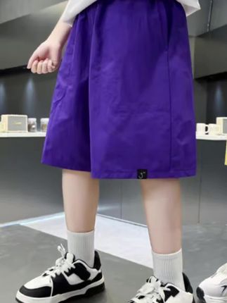 天气热就给男孩子试试这条潮牌的短裤叭!百搭又洋气呢#夏季穿搭 #休闲裤 #短裤穿搭 #短裤搭配 #男童短裤