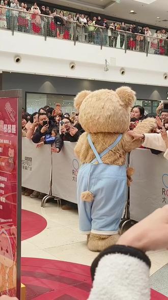 #暴暴熊
与可爱的暴宝儿见面啦~