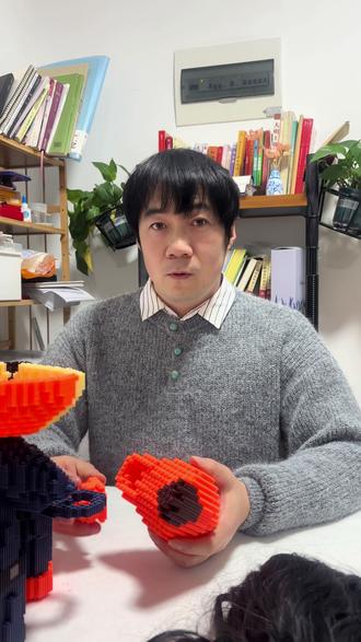 今天学cos#鬼灭之刃 #父女 #积木