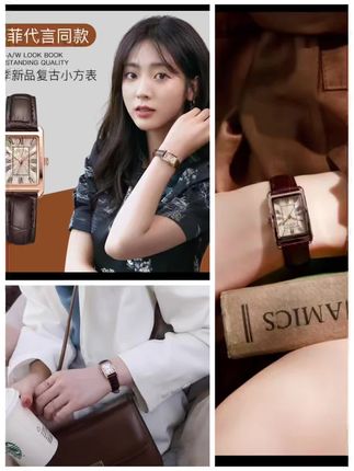 【专柜正品】聚利时网红女生高颜值2025年新款女士爆款手表女款腕表时尚百搭#网红女生高颜值手表