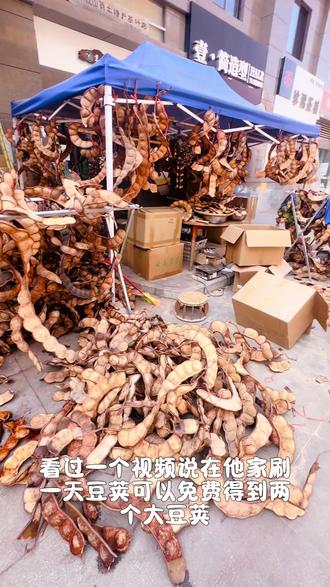 #榼藤子 曼弄枫片区内的大豆荚批发小店