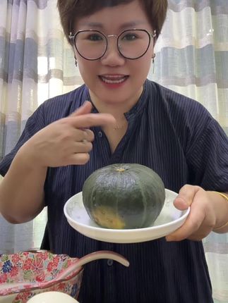 妹妹每天都给我一个小惊喜,谢谢妹妹给我蒸的南瓜#粉糯香甜的贝贝南瓜 #与众不同