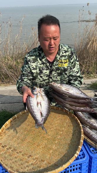 #风干大白刁子鱼 也叫翘嘴鱼,肉质细腻,味道鲜美。