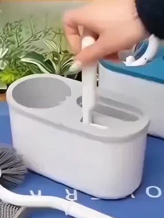 壁挂式免打孔创意马桶刷套装无死角S型T型清洁刷浴室卫生间多功能#壁挂式免打孔创意马桶刷#无死角S型T型套装#好用方便