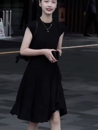 2025夏季新款时尚显瘦气质女士网红洋气连衣裙百搭款D9788#一种很新的撒野穿搭思路 #坚持变美 #这也太好看了 #优雅气质 #强烈推荐