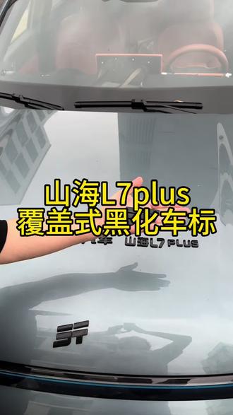 山海L7plus覆盖式黑化车标#山海L7plus #捷途山海 #L7plus