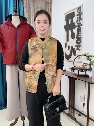 #妈妈装#中老年女装#马甲#秋冬穿搭