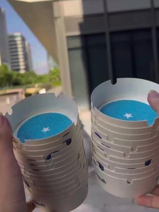 #自己用过的好物 #精细生活 #办公日常 #一次性烟灰缸好用又方便