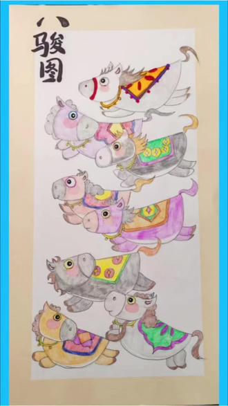 胖马真可爱,8️⃣匹胖马更可爱😍
鬃毛甩甩,福气来来
马上发财马上暴富马上成功#马上有钱 #马上有福#八骏马#马年大吉#创意美术