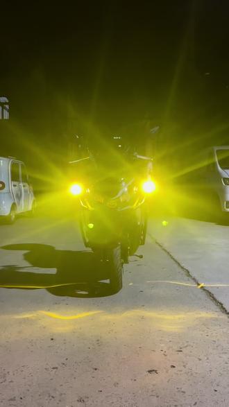豪爵ADX125安装未来之眼F150pro无线款效果晚上加班搞定支持到店安装#摩托车 #豪爵adx125 #射灯 #未来之眼 #摩托车改装