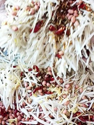 河南农家手工芥菜丝,手工切丝,传统老式做法,无任何添加剂,配粥配饭又脆又窜#农村特色美食 #芥菜丝 #芥菜疙瘩咸菜