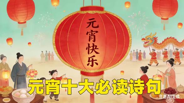 愿明月照你归途,愿灯火暖你余生,元宵喜乐!#创作者成长进阶计划 #古诗词的魅力 #古诗词鉴赏 #古诗词里的元宵节好浪漫 #唯美诗词