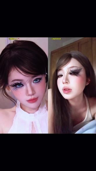蝴蝶翅膀假睫毛 蝴蝶眼妆特效 蝴蝶眼妆特效教程 夸张蝴蝶翅膀假睫毛 蝴蝶妆容 蝴蝶振翅假睫毛 蝴蝶翅膀假睫毛教程 蝴蝶振翅妆容 蝴蝶眼妆 灵动翅膀假睫毛 #蝴蝶振翅假睫毛 #我的AI分身杀疯了 #Seedance2.0 #AI分身戏精大赛 #即梦AI