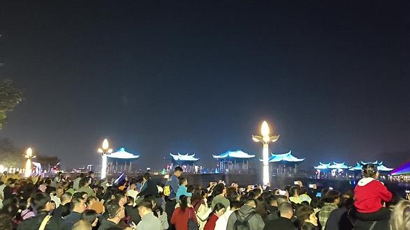 潮州广济桥灯光秀