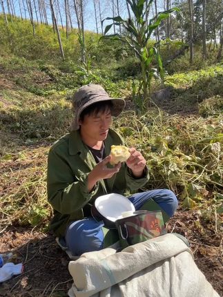老妈感冒打针了 我没让她来地 在整两天小豆整完了