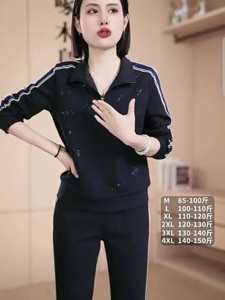 啄木鸟半拉链卫衣女运动套装#面料柔软舒适 #时尚减龄 #修身显瘦 #点击小黄车直接购买