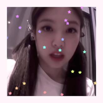 终于找到这个彩色星星掉落的特效了 #Jennie