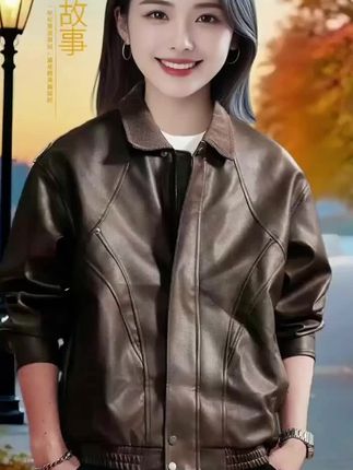 格蓝鹿美式复古翻领皮衣,2025秋季新款宽松版型,潮流与复古并存。优质皮质触感细腻,防风保暖,工装风设计尽显型格。百搭款式,轻松驾驭日常与街头风格。 #秋季穿搭 #复古风潮 #工装夹克 #型男必备 #潮流外套