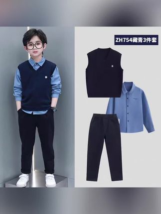 中班仔男童针织马甲2025秋季新款男孩毛衣背心洋气春秋上衣*33596#时尚穿搭时尚穿搭时尚 #男生穿搭 #潮牌穿搭 #潮童穿搭 #高品质童装