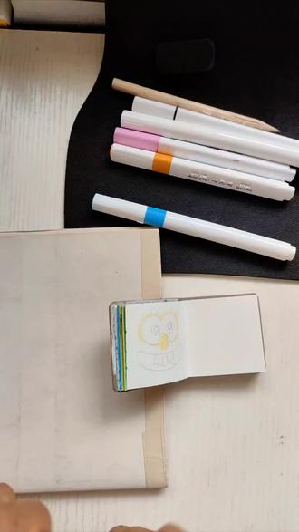 你的童年里有海绵宝宝吗? 六一儿童节快到了,🧽海绵宝宝进到"翻翻乐"啦,下次再把它的小伙伴们一个个的也画进去😄#创意手工美术 #创作者中心 #创作灵感 #快乐手工#上热门
