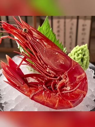 红魔虾超大深海大只冷冻大龙虾红魔虾特大新鲜锁鲜保存大红魔虾#刺身 #海鲜 #红魔虾 #大虾 #红魔虾刺身虾脑超香