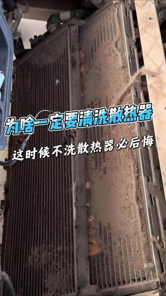 为什么要清洗散热器 #特斯拉#散热器#特斯拉专修#水箱散热器 #濮阳