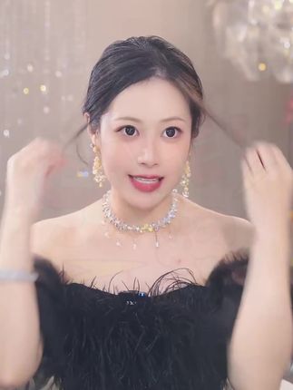 #时尚抓夹#轻奢抓夹#发饰头饰 【金箔蝴蝶】小众设计师款蓬松显发量抓夹轻奢气质时尚发夹3055